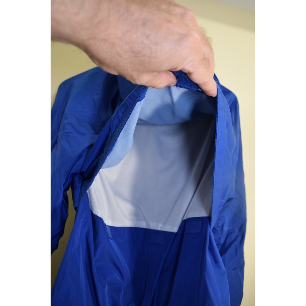 Sporti HEAVYWEIGHT Lined Vented Long Swim Parka Jacket BOYS GIRLS L Blue Hooded - Picture 6 of 16